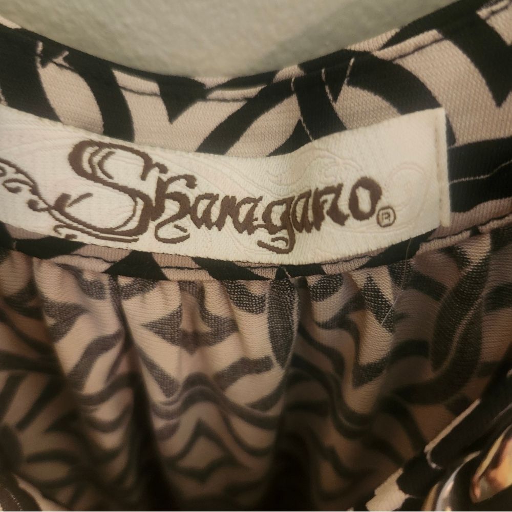 Sharagano Chain Link Neck Mini Dress - Picture 3 of 6